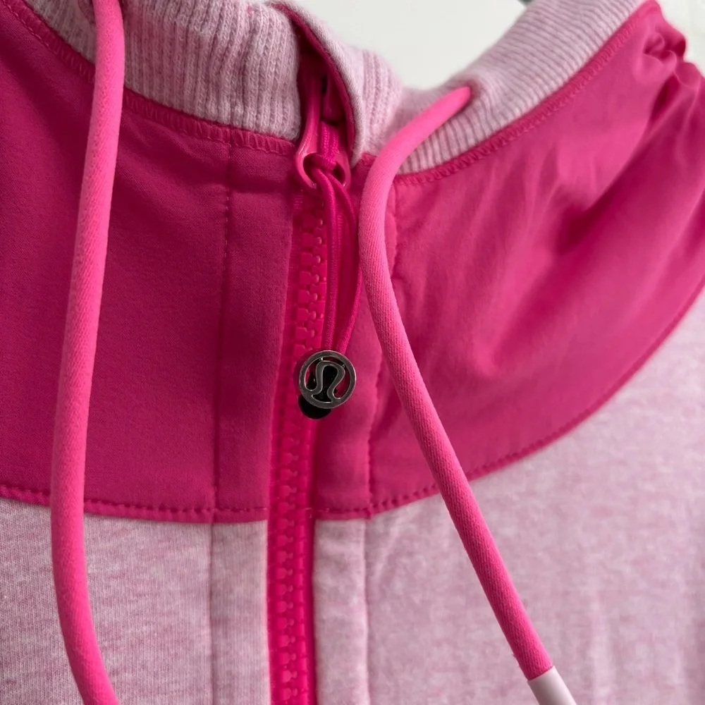 Lululemon Pink Two tone Jacket Fits Like Medium/Large Voyage Hair Tie - Picture 6 of 9